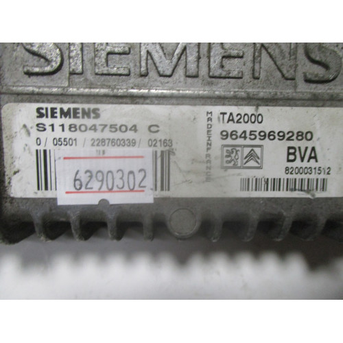 Peugeot 307 Şanzıman Beyni S118047504C 9645969280 TA2000