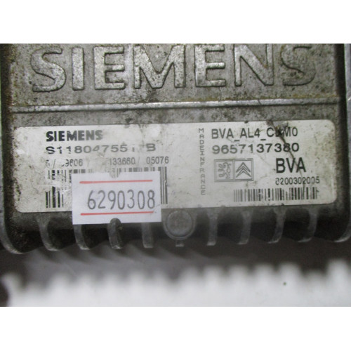 Peugeot 206 Motor Beyni S118047551B 9657137380 BVA_AL4_CEMO