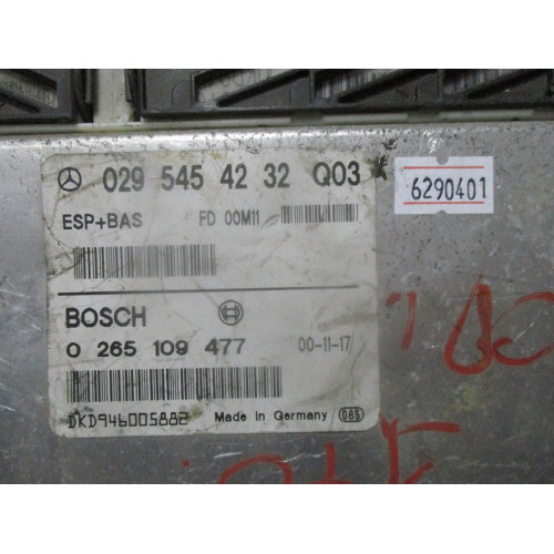 Mercedes W168 A160 Esp Bas Beyni 0265109477 0295454232