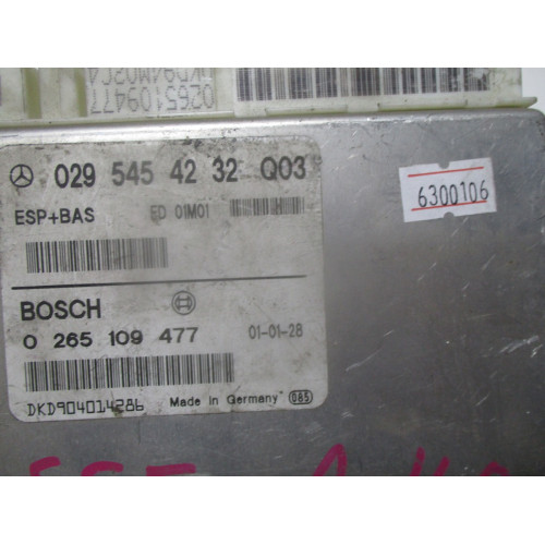 Mercedes W168 A160 ASR PML Beyni 0265109477 0295454232