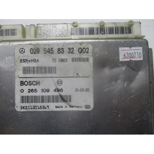 Mercedes W168 Esp Bas Beyni 0265109496 0295458332