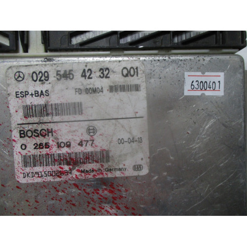 Mercedes W168 A160 Esp Bas Beyni 0265109477 0295454232