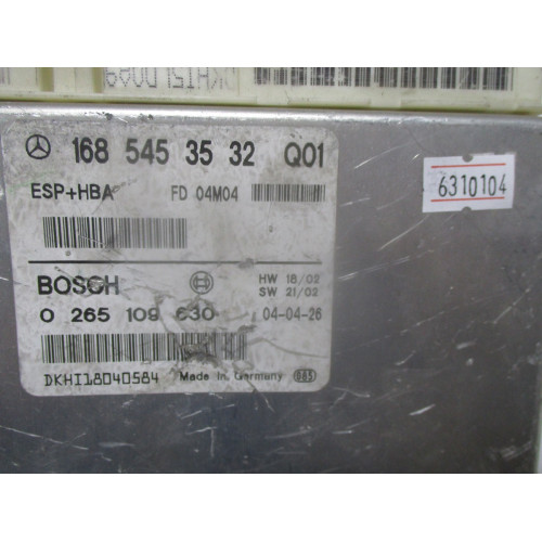 Mercedes W168 ESP HBA Beyni 0265109630 1685453532