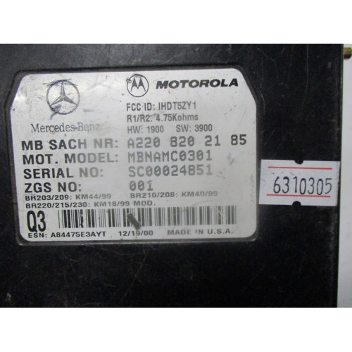 Mercedes Benz Telefon Modülü A2208202185 MBNAMC0301