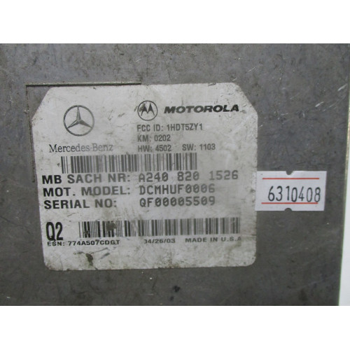 Mercedes Benz E55 AMG Telefon Modulü A2408201526 DCMHUF0006