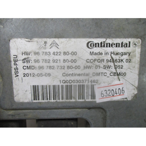 Peugeot 308 Citroen C3 Start Stop Beyni 9678342280-00 9678273280-00 9678292180-00