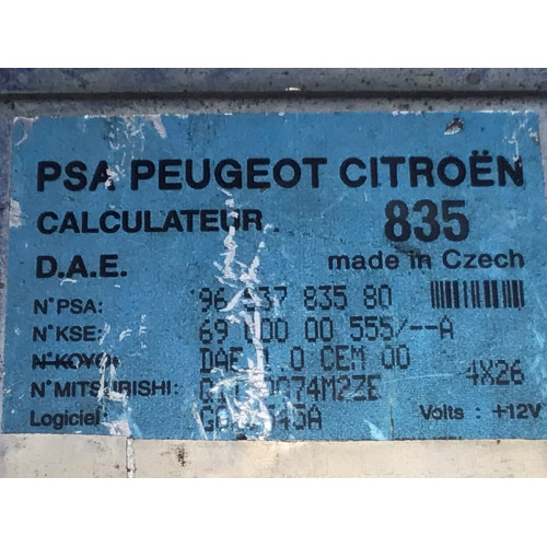 Citroen C3 Direksiyon Beyni 9653783580