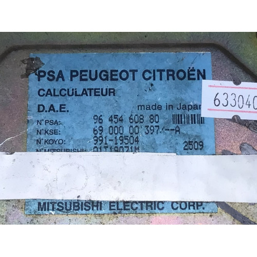 Citroen C3 Direksiyon Beyni 9645460880 6900000397