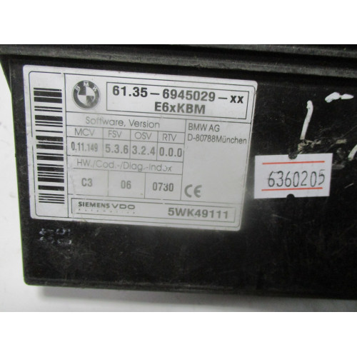 BMW E60 Konfor Beyni 61.35-6945029 5WK49111