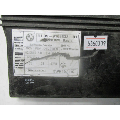BMW E60 Gövde Modulü 61.35-9168833-01 5WK49111C