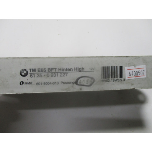 BMW E65 7 Serisi Arka Sağ Arka Elektrikli Kapı Kontrol Modülü 61.35-6931227