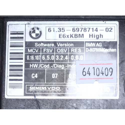 BMW 5 Serisi Konfor Beyni 61.35-6978714-02