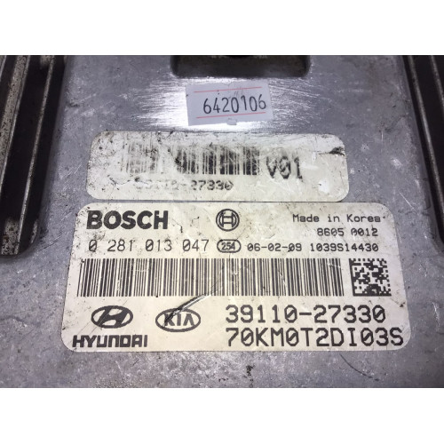 Hyundaı Era Motor Beyni 0281013047 39110-27330 39115-27330