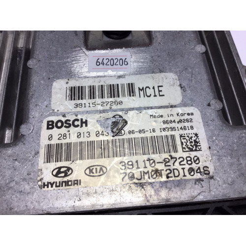 Hyundaı Accent Era Motor Beyni 0281013043 39110-27280 39115-27280