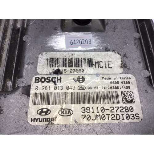 Hyundaı Accent Era Motor Beyni 0281013043 39110-27280 39115-27280