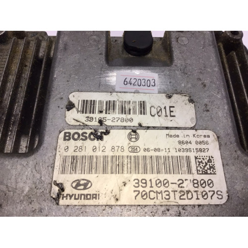 Hyundai Santa Fe Motor Beyni 0281012878 39100-27800 39105-27800