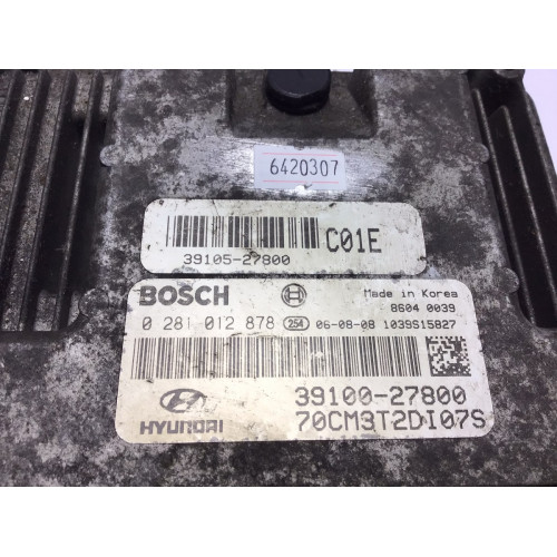 Hyundai Santa Fe Motor Beyni 0281012878 39100-27800 39105-27800