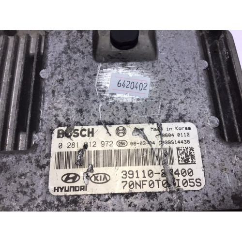  Hyundai Sonata 2.0 Motor Beyni 0281012972 39110-27400