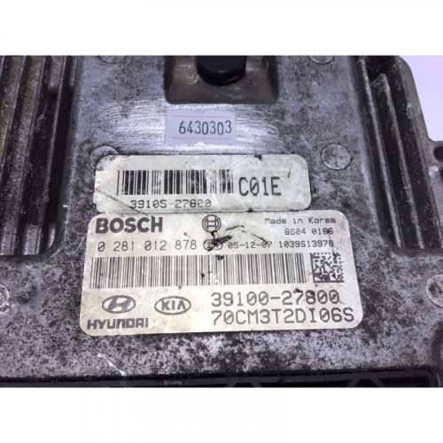 Hyundai Santa Fe Motor Beyni 0281012878 39100-27800 39105-27800