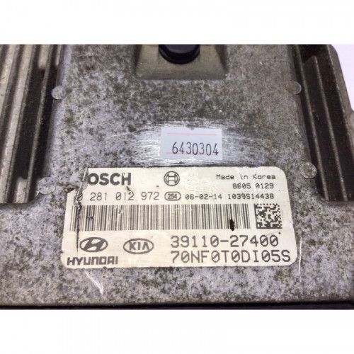  Hyundai Sonata 2.0 Motor Beyni 0281012972 39110-27400