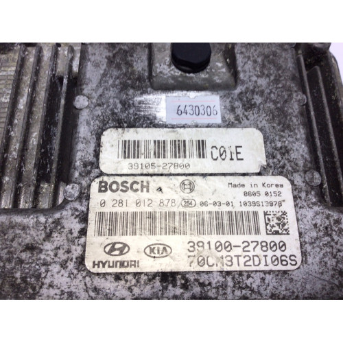 Hyundai Santa Fe Motor Beyni 0281012878 39100-27800 39105-27800
