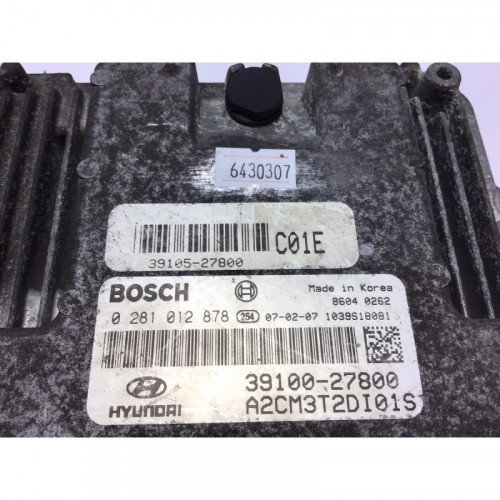 Hyundai Santa Fe Motor Beyni 0281012878 39100-27800 39105-27800