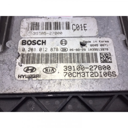 Hyundai Santa Fe Motor Beyni 0281012878 39100-27800 39105-27800