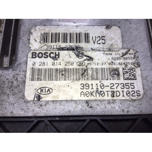 Kia Hyundai 2.0 2004-2008 Motor Beyni 0281014250 39110-27355