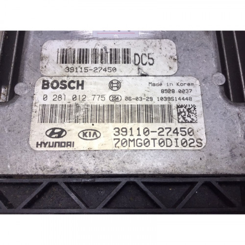 Hyundaı Accent Motor Beyni 0281012775 39110-27450 39115-27450