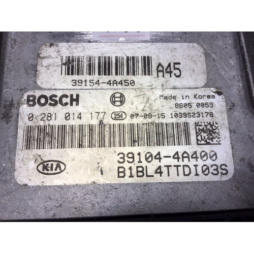  Kia Hyundai Motor Beyni 0281014177 39104-4A400 39154-4A450