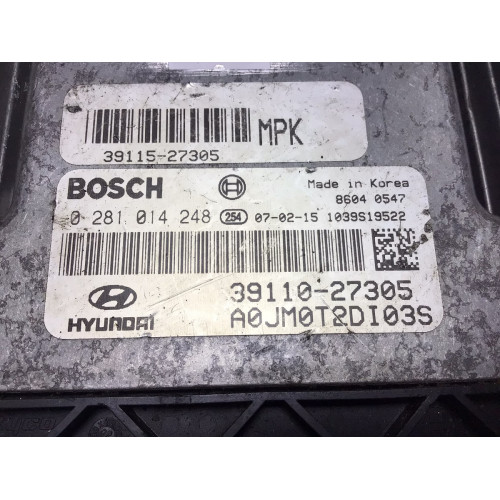 HYundai Tucson Motor Beyni 0281014248 39110-27305 39115-27305