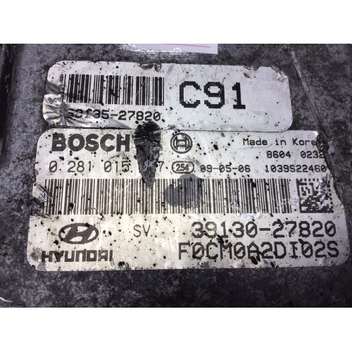 Hyundai Santa Fe Cm Motor Beyni 0281015527 39130-27820 39135-27820 