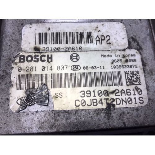 Kia Hyundai Motor Beyni 0281014807 39100-2A610