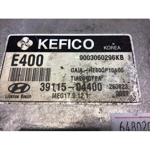 Hyundai İ10 Motor Beyni 39115-04400 39105-04400 9003060296KB MEG17.9.12.1