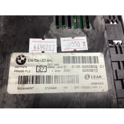 BMW E89 E90 E91 E92 Kontrol Beyni 61.35-9263802 61.35-9263810
