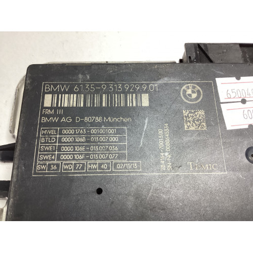 BMW F10 Kontrol Modülü 61.35-9313929.9.01 28.4164-7001.3.00