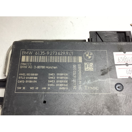 BMW F10 Kontrol Modülü 61.35-9273629.9.01 28.4141-6701.3.00