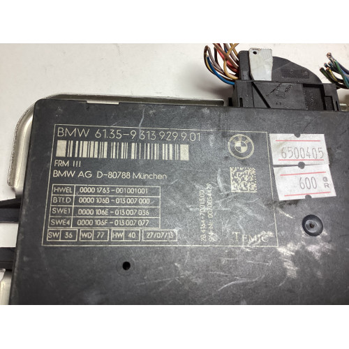 BMW F10 Kontrol Modülü 61.35-9313929.9.01 28.4164-7001.3.00