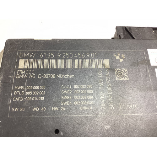 BMW F10 Kontrol Modülü 61.35-9250456.9.01 28.4097-5605.3.00