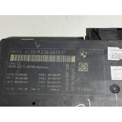 BMW F10 Kontrol Modülü 61.35-9236461.9.01 28.4040-0007.3.00