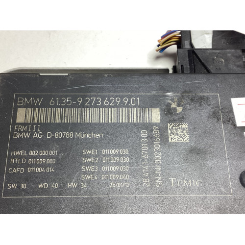 BMW F10 Kontrol Modülü 61.35-9273629.9.01 28.4141-6701.3.00