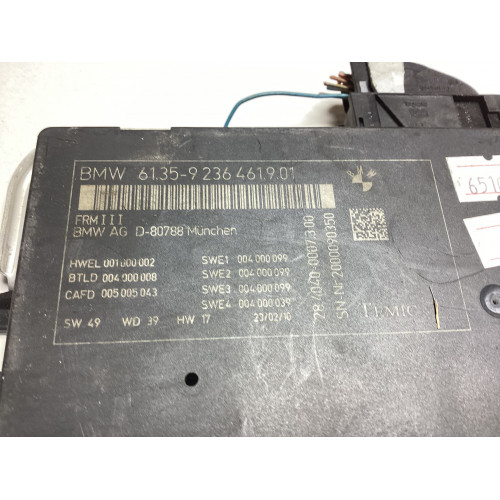 BMW F10 Kontrol Modülü 61.35-9236461.9.01 28.4040-0007.3.00