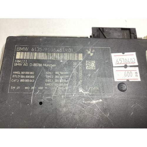 BMW F10 Kontrol Modülü 61.35-9236461.9.01 28.4040-0007.3.00