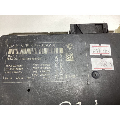 BMW F10 Kontrol Modülü 61.35-9273629.9.01 28.4141-6701.3.00