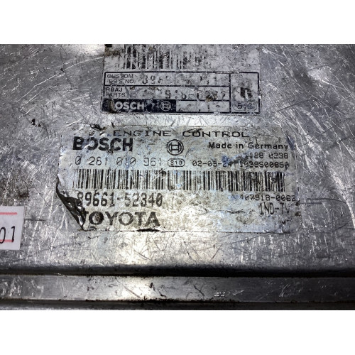 Toyota Yaris 1.4 Motor Beyni 0281010961 89661-52340