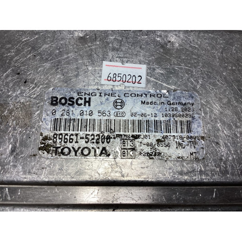 Toyota Yaris Motor Beyni 0281010563 89661-52200 