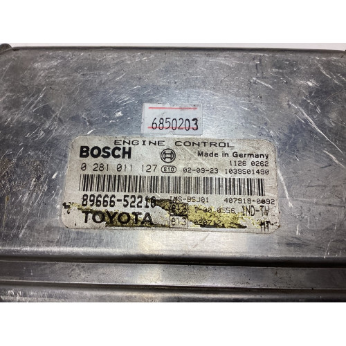 Toyota Yaris Motor Beyni 0281011127 89666-52210