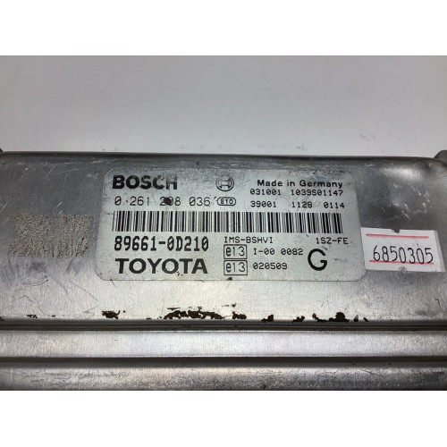 Toyota Yaris Motor Beyni 0261208036 89661-0D210