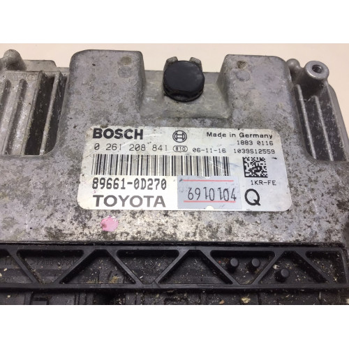 Toyota Yaris 1.0 Motor Beyni 0261208841 89661-0D270 Q
