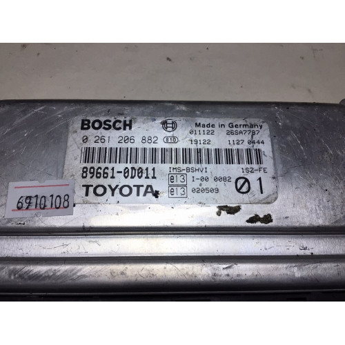 Toyota Yaris 1.0 Motor Beyni 0261206882 89661-0D011 01